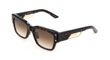 BROWN GRADIENT LENSES WITH HAVANA FRAME
