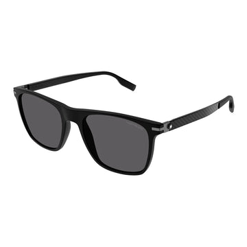 SOLID GRAY POLARIZED LENSES WITH BLACK FRAME