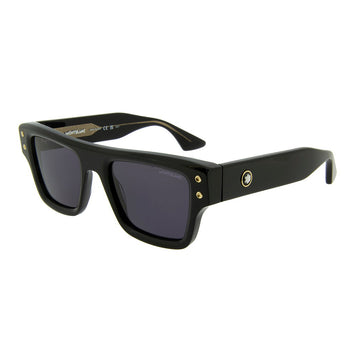 SOLID GRAY LENSES WITH BLACK FRAME