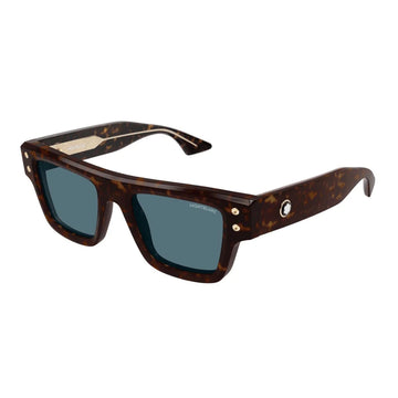 BLUE LENSES WITH HAVANA FRAME