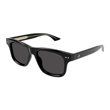 SOLID GRAY LENSES WITH BLACK FRAME