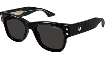 SOLID GRAY LENSES WITH BLACK FRAME
