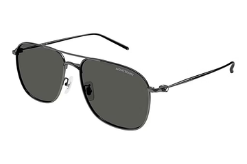 SOLID GREEN LENSES WITH GUNMETAL FRAME