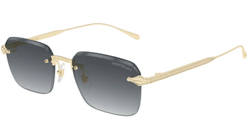 GRAY GRADIENT LENSES WITH SHINY GOLD FRAME