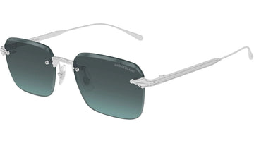 GRAY GRADIENT PETROL LENSES WITH SHINY SILVER FRAME