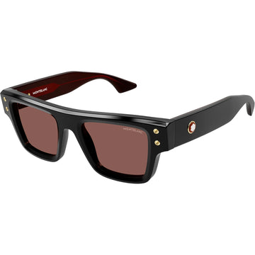 LIGHT BROWN LENSES WITH BLACK FRAME