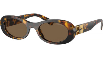 SOLID BROWN LENSES WITH DARK HAVANA FRAME