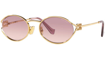 PINK GRADIENT LENSES WITH GOLD FRAME