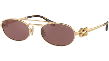 BROWN LENSES  WITH GOLD FRAME