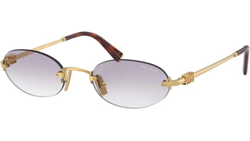 CLEAR GRADIENT DARK GRAY LENSES WITH GOLD FRAME