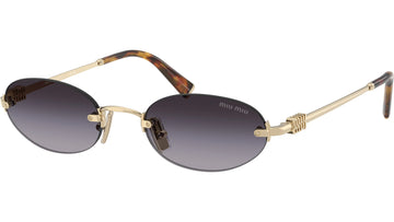GRAY GRADIENT LENSES WITH GOLD FRAME