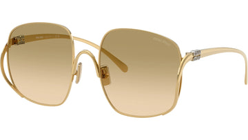 BROWN GRADIENT LENSES WITH GOLD FRAME