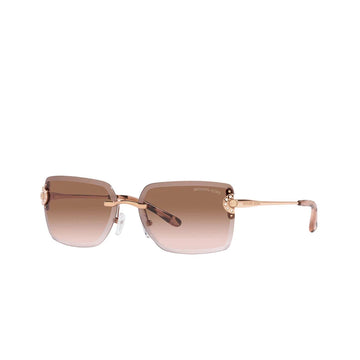 BURNT ORANGE GRADIENT LENSES WITH GOLD FRAME