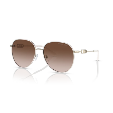 BROWN GRADIENT LENSES WITH WHITE GOLD FRAME