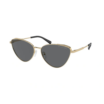 GRAY POLARIZED LENSES WITH LIGHT GOLD FRAME