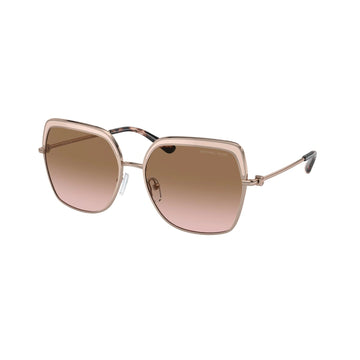 BROWN PINK GRADIENT LENSES WITH ROSE GOLD FRAME