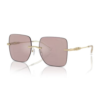 PINK MIRROR LENSES WITH GOLD FRAME