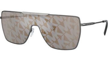 GRAY MK MIRROR LENSES WITH MATTE GUNMETAL FRAME