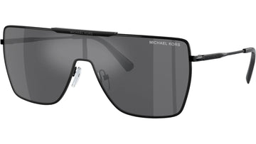 SOLID GRAY MIRROR LENSES WITH BLACK FRAME