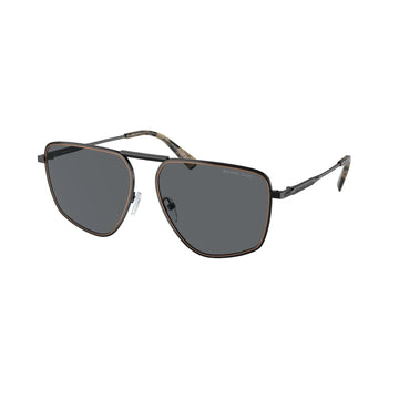 SOLID GRAY LENSES WITH BLACK FRAME