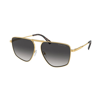 GRAY GRADIENT LENSES WITH GOLD FRAME