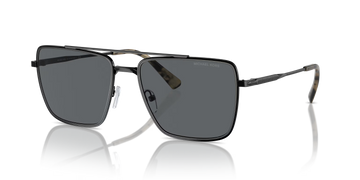 SOLID GRAY LENSES WITH BLACK FRAME