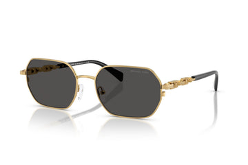 SOLID GRAY LENSES WITH GOLD FRAME