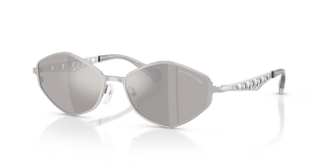 SILVER MIRROR LENSES WITH SHINY SILVER FRAME