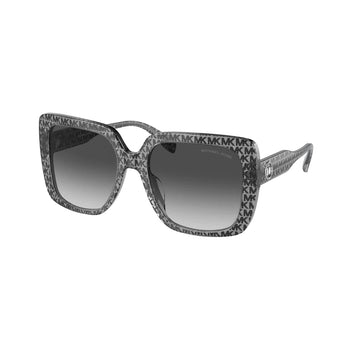 GRAY SHADED LENSES WITH BLACK MK LOGO GLITTER FRAME
