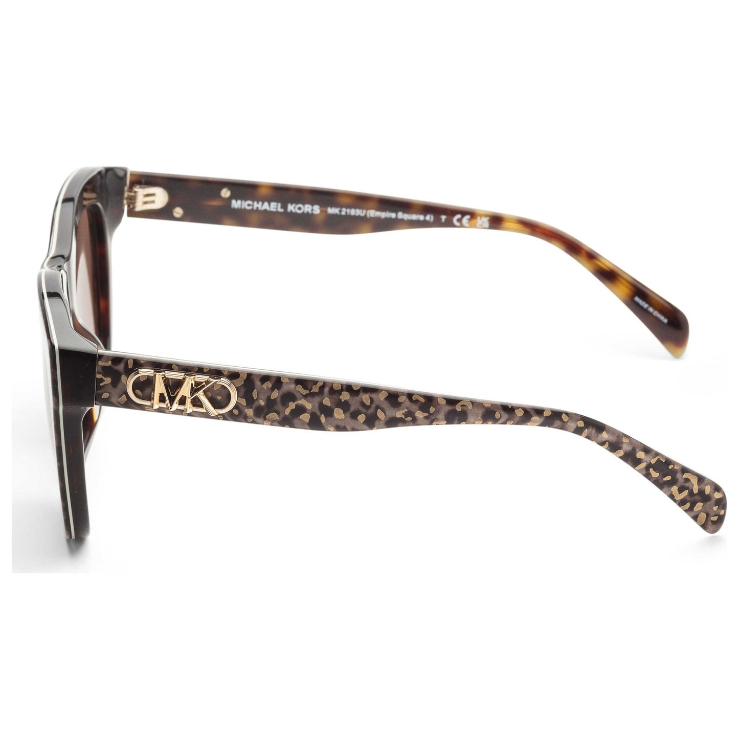 Michael Kors MK2193/S Square Sunglasses in Brown, side view