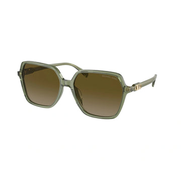 GREEN SHADED LENSES WITH GREEN TRANSPARENT FRAME
