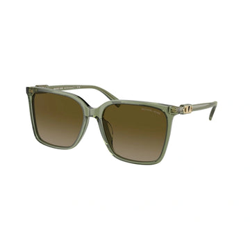 GREEN SHADED LENSES WITH GREEN TRANSPARENT FRAME