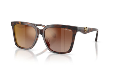 BROWN GRADIENT RED MIRROR FLASH LENSES WITH HAVANA FRAME