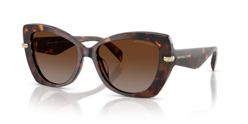 SOLID BROWN POLARIZED LENSES WITH HAVANA FRAME