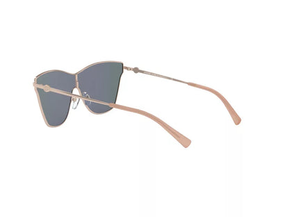 Michael Kors MK1063/S Butterfly Sunglasses in Pink Mirror / Rose Gold, detail view