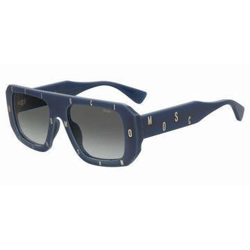 GRAY GRADIENT LENSES WITH BLUE FRAME