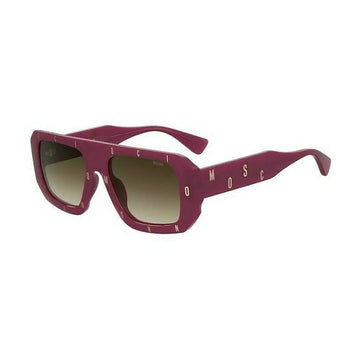 BROWN GRADIENT LENSES WITH MEHROON FRAME