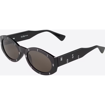 SOLID GRAY LENSES WITH BLACK FRAME