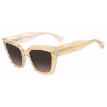BROWN GRADIENT LENSES WITH PINK PATTERN FRAME