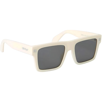SOLID GRAY LENSES WITH WHITE FRAME