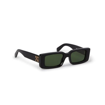 SOLID GREEN LENSES WITH BLACK FRAME