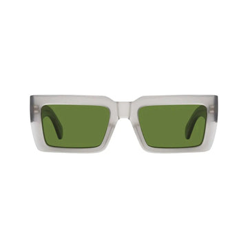GREEN LENSES WITH GRAY FRAME