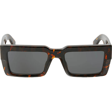 SOLID GRAY LENSES WITH HAVANA FRAME