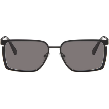 SOLID GRAY LENSES WITH BLACK FRAME