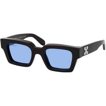 BLUE LENSES WITH BLACK FRAME