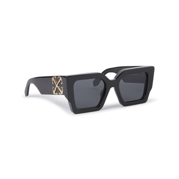 SOLID GRAY LENSES WITH BLACK FRAME