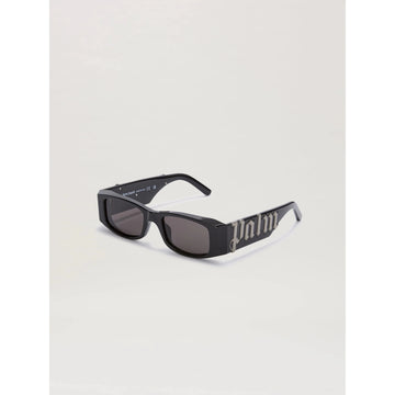 SOLID GRAY LENSES WITH BLACK FRAME