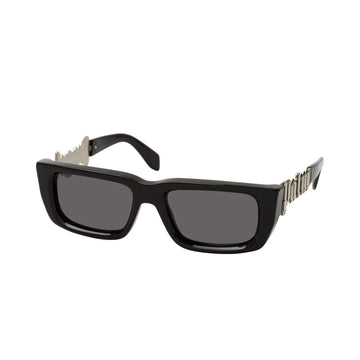 SOLID GRAY LENSES WITH BLACK FRAME