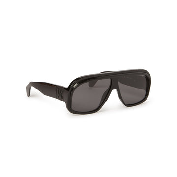 SOLID GRAY LENSES WITH BLACK FRAME
