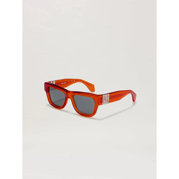 SOLID GRAY LENSES WITH ORANGE FRAME